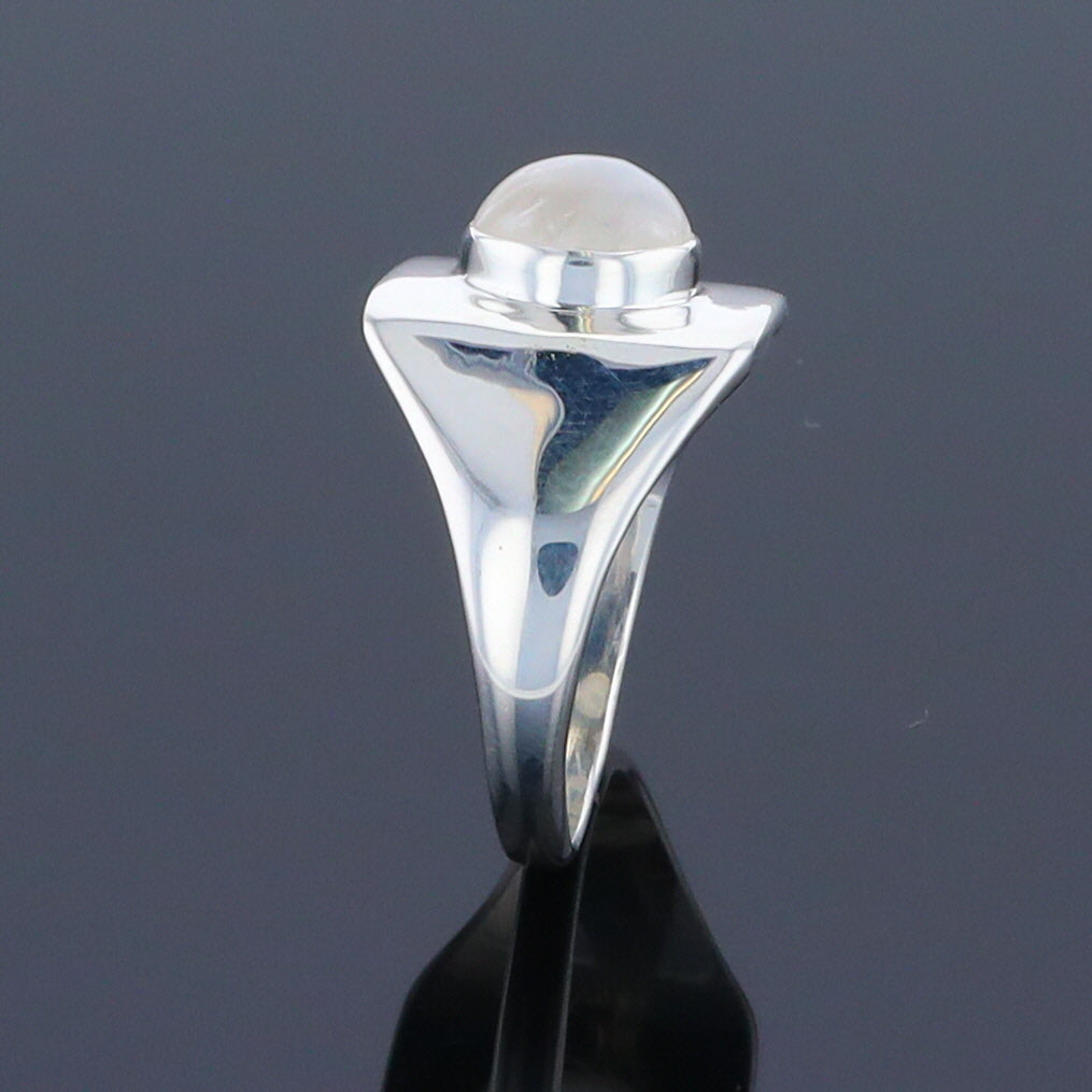 Bezel Moonstone Ring