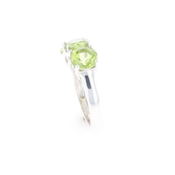 Triple Peridot Ring