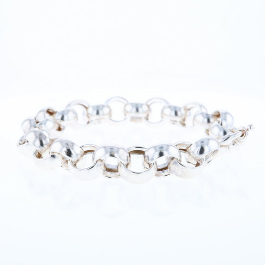 Silver Rolo Link Bracelet