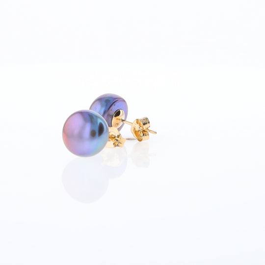 Tahitian Grey Pearl Studs