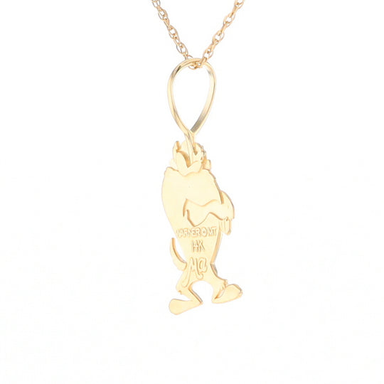 Gold Tasmanian Devil Charm