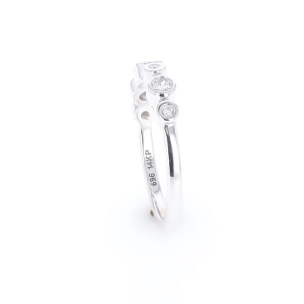 7-Stone Bezel Set Diamond ring