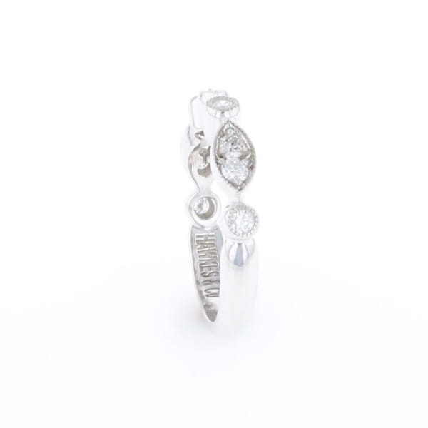 Simply Vintage Wedding Band (White Gold)