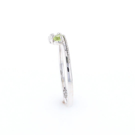 Peridot & Diamond Mother's Ring