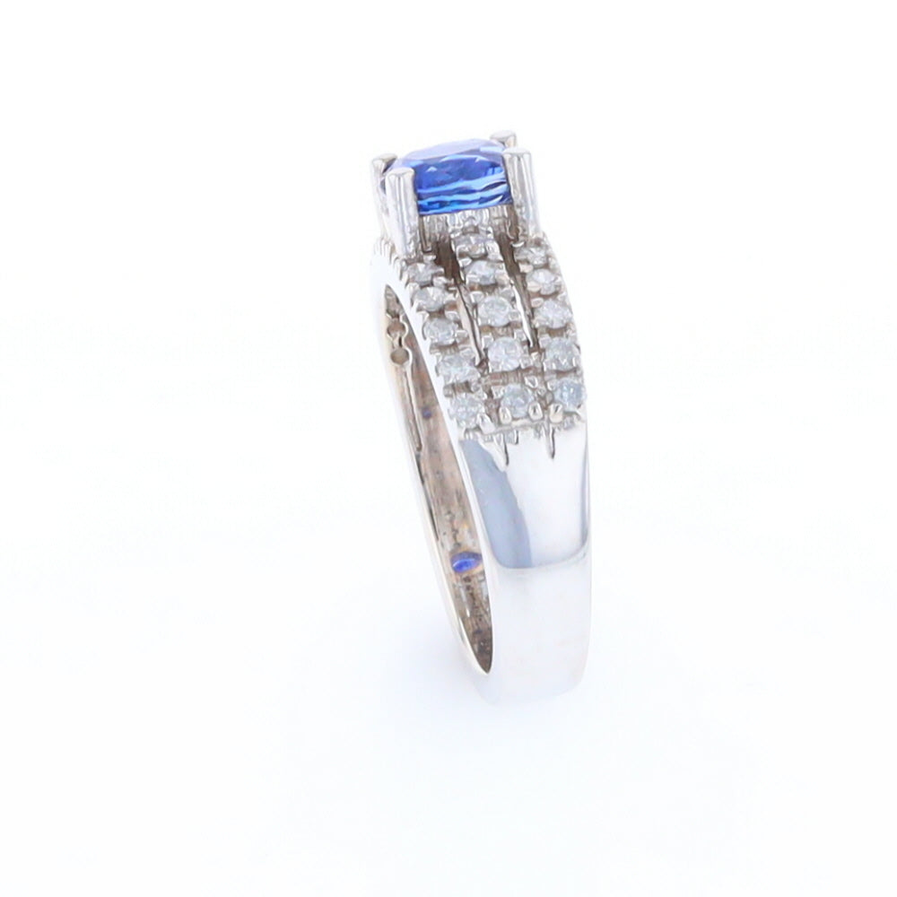 Sapphire Triple Band Ring