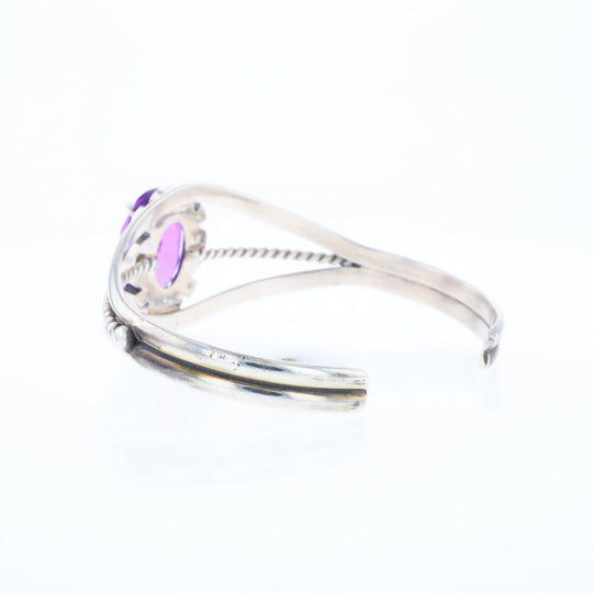 Twisted Amethyst Cuff Bracelet