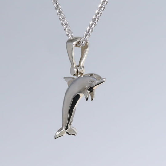 Opal Pendant Inlaid Sea Life Dolphin