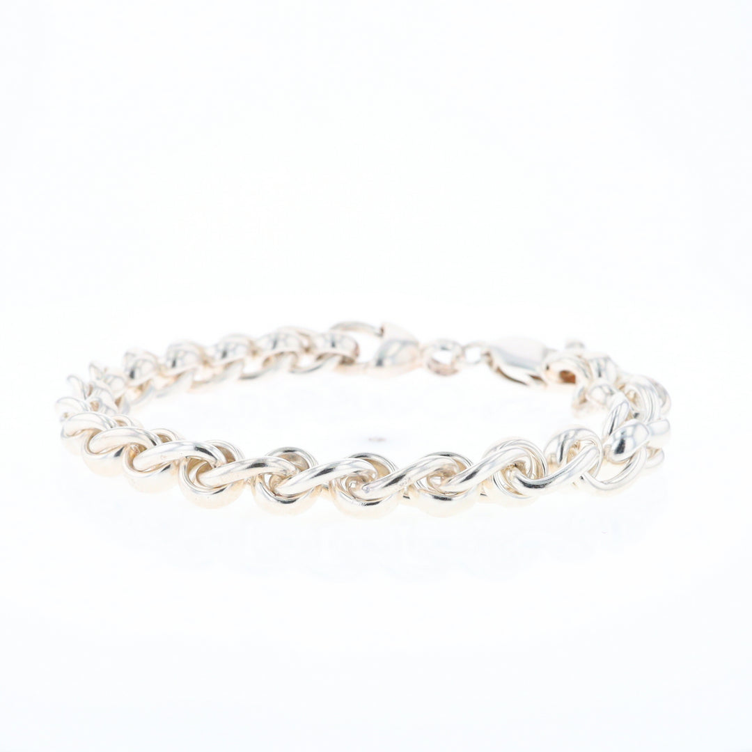 Sterling Silver Round Link Bracelet