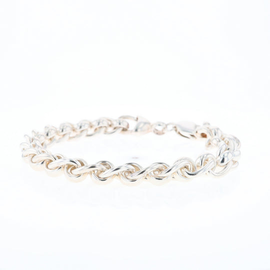 Sterling Silver Round Link Bracelet