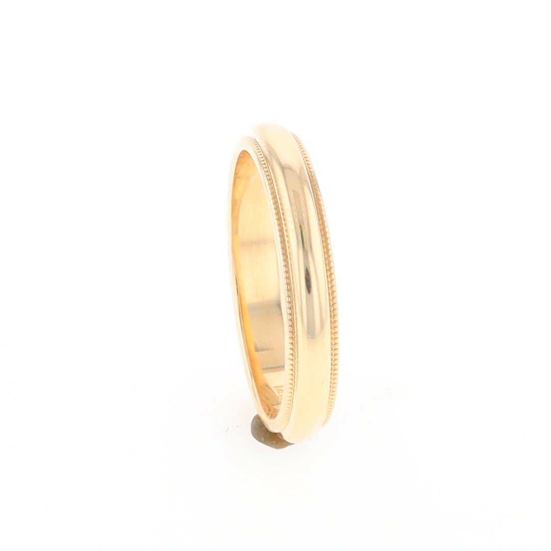 Milgrain Standard Fit Wedding Band