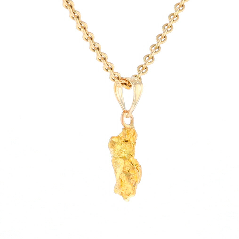 Natural Gold Nugget Pendant