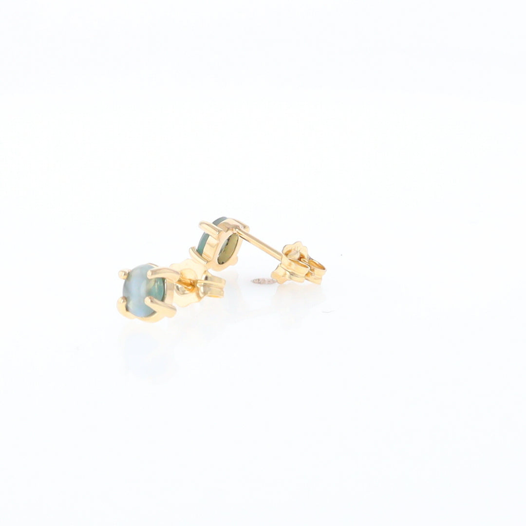 Cat's Eye Alexandrite Studs