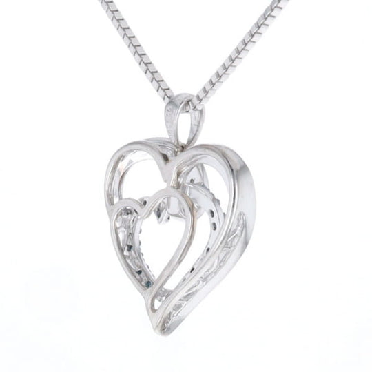 Double Open Heart Pendant