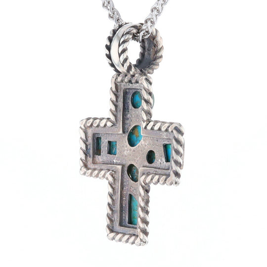 Turquoise Cross Pendant