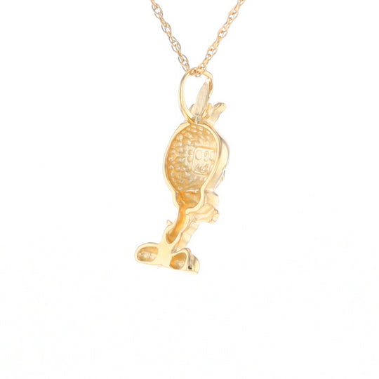 Gold Tweety Bird Pendant