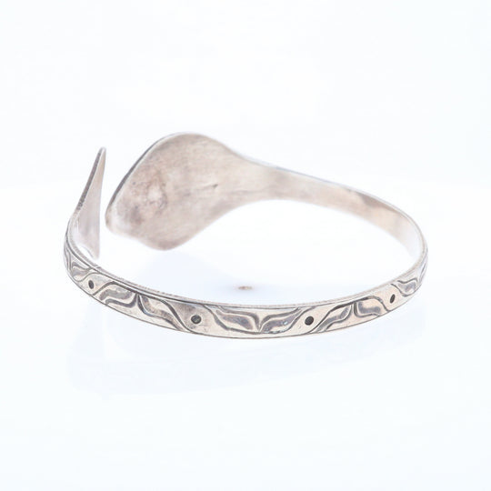 Halibut Fish Engraved Cuff Bracelet