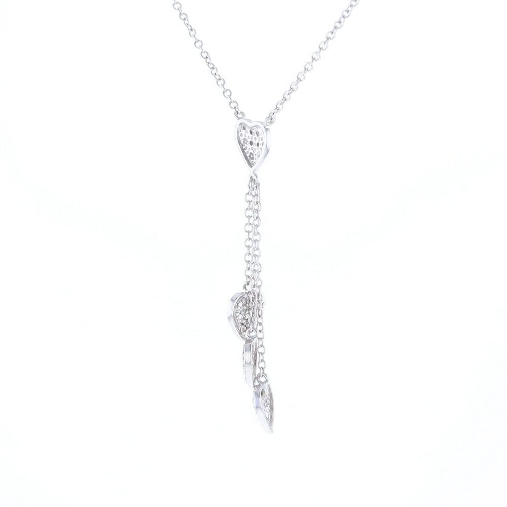 14K Triple Heart Necklace