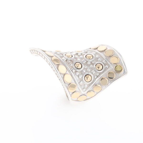 John Hardy Two-Tone Curved Ring