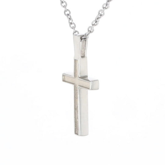 Sugilite 3 Section Inlaid Cross Pendant