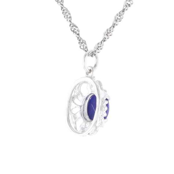 Silver Lapis Lazuli Pendant