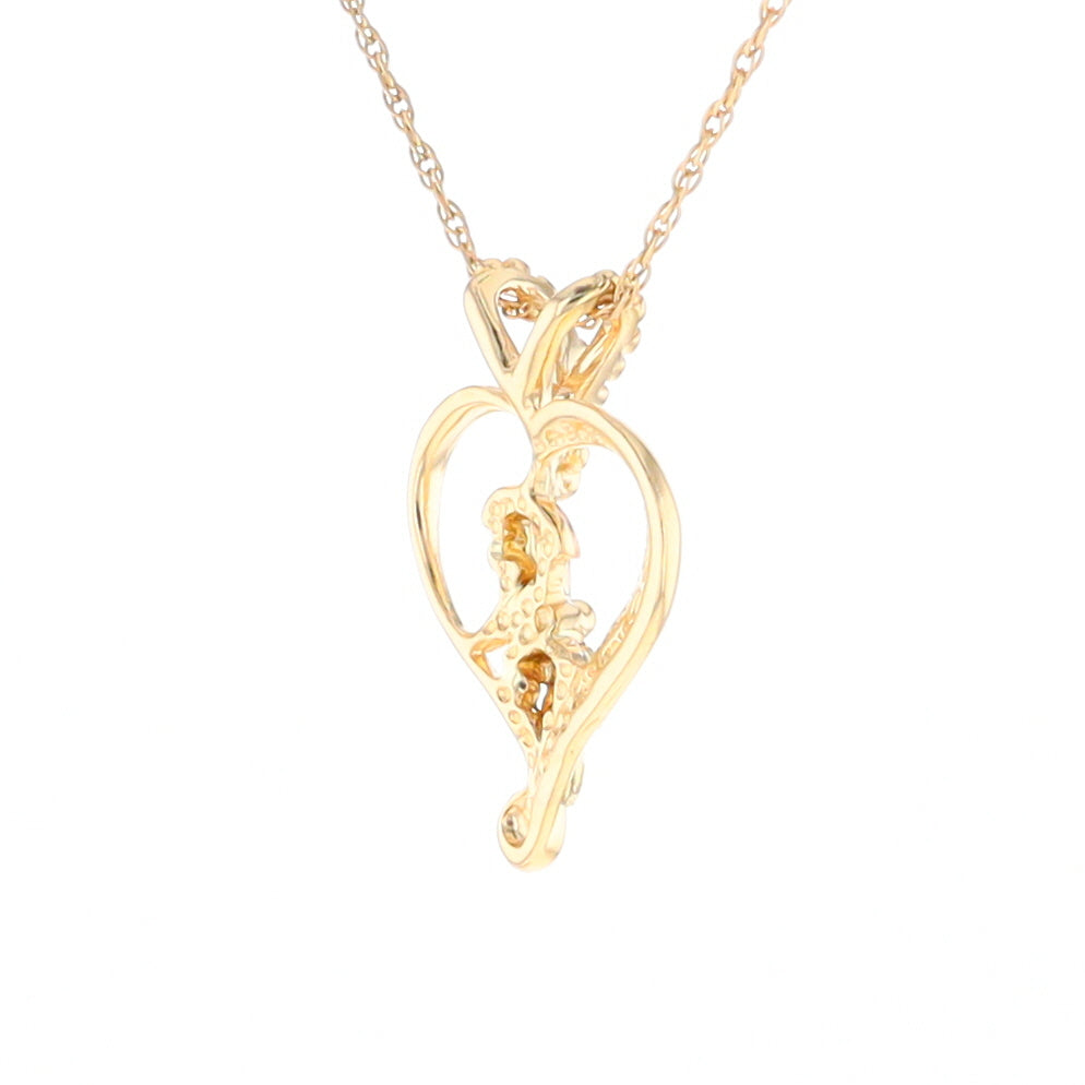 Black Hills Gold Open Heart Necklace