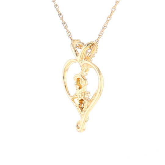 Black Hills Gold Open Heart Necklace