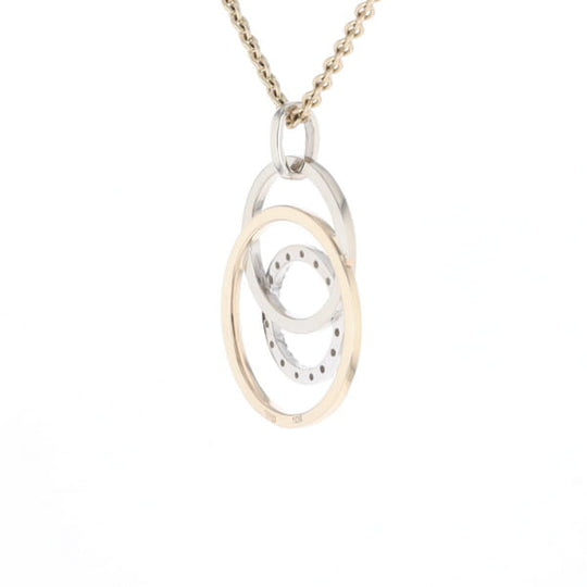 Two-Tone Interlocking Pendant