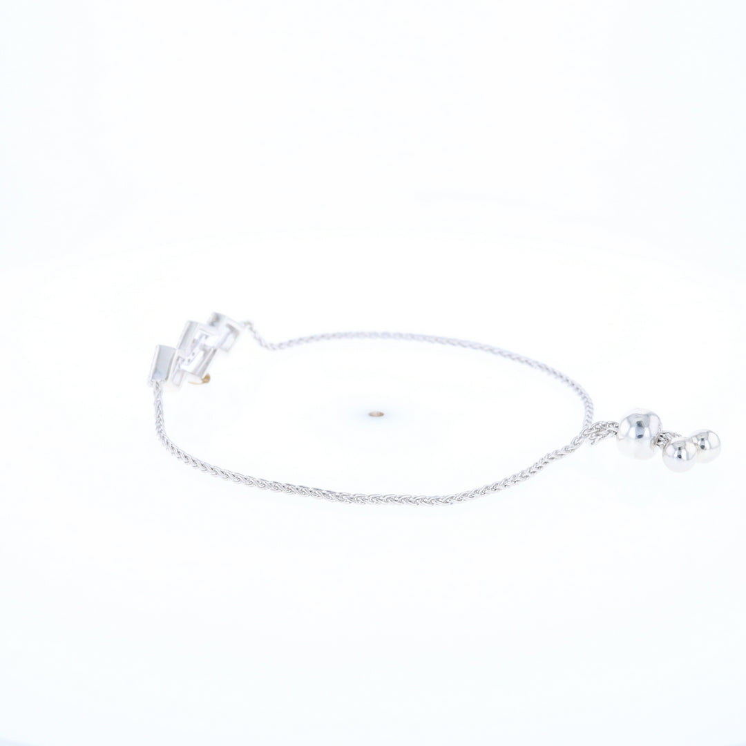 Bypass Diamond Bolo Bracelet