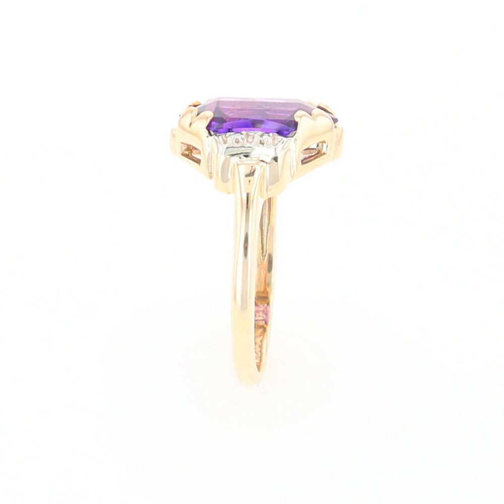 Vintage Hexagon Sapphire Ring