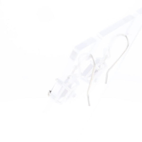 Emerald Cut Garnet Earrings