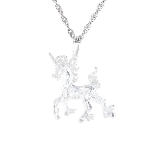 Silver Unicorn Pendant