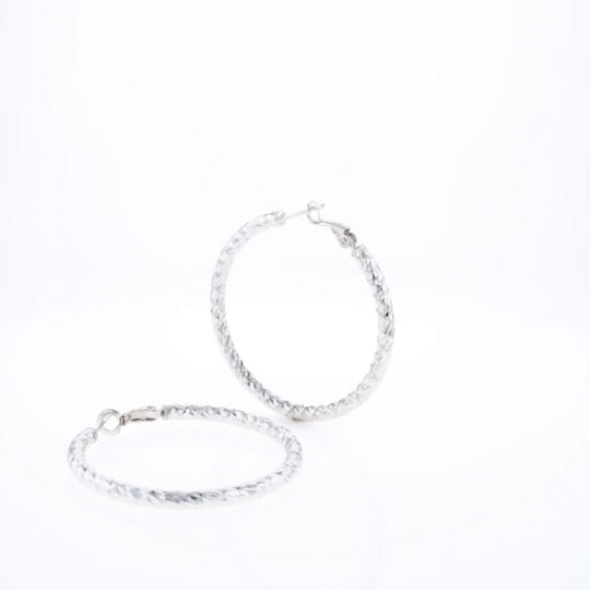 Diamond Cut Hoops