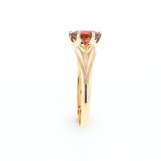 Oval Solitaire Tourmaline Ring