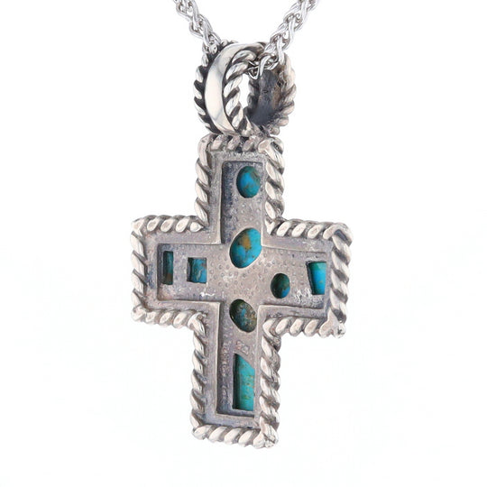 Turquoise Cross Pendant