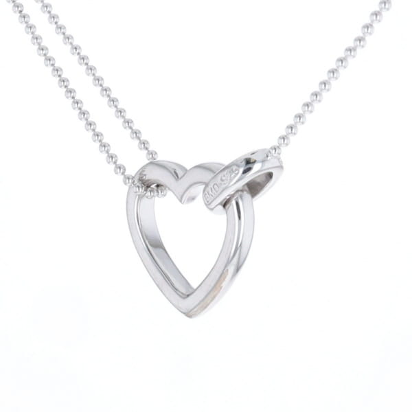 Diamond Clip Heart Necklace