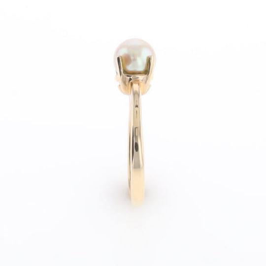 Solitaire Cultured Pearl Ring