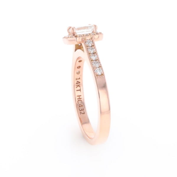Princess Cut Diamond Halo Ring