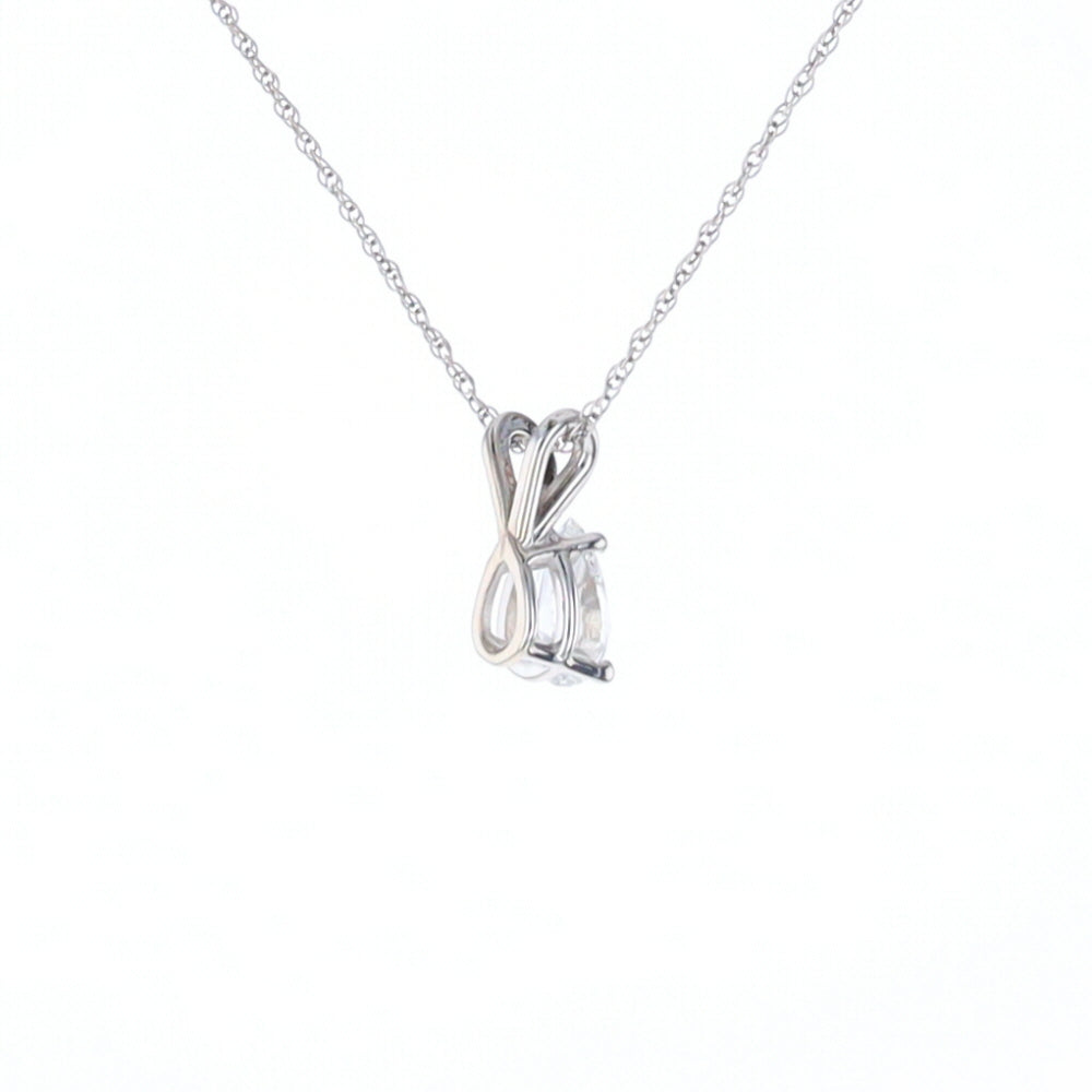 Pear Diamond Solitaire Pendant