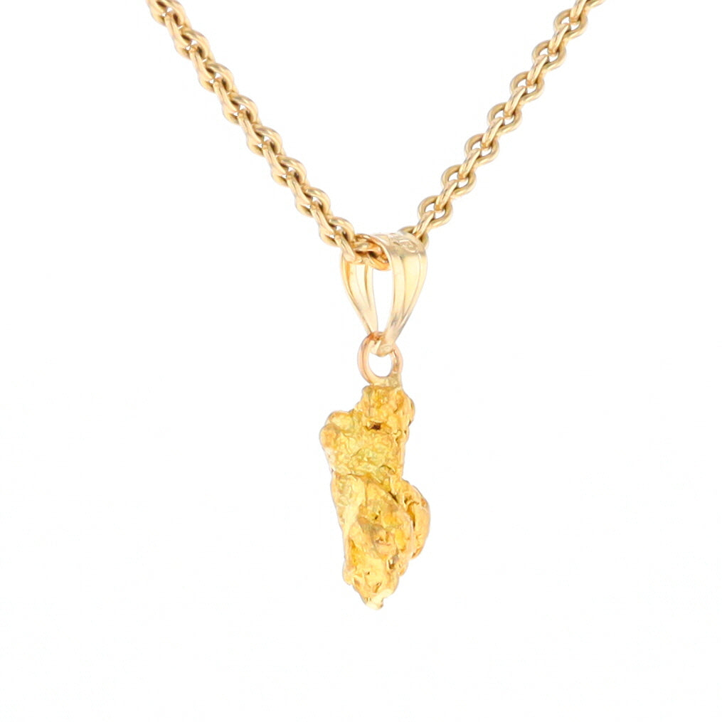 Natural Gold Nugget Pendant