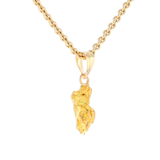 Natural Gold Nugget Pendant