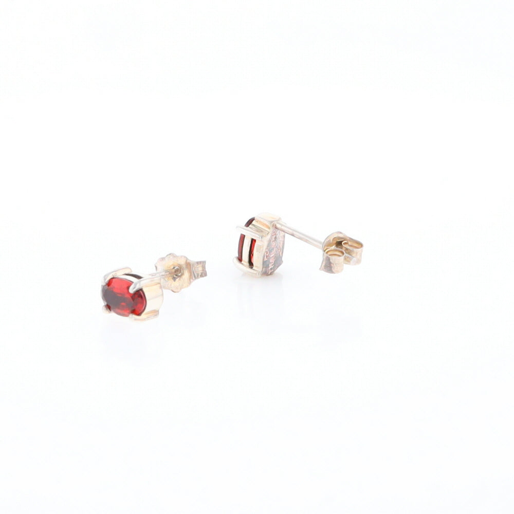 Garnet Stud Earrings