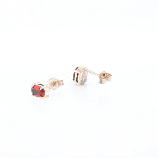 Garnet Stud Earrings