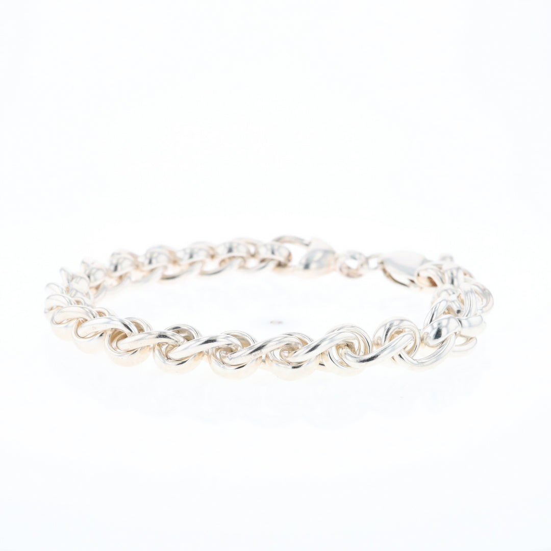 Sterling Silver Round Link Bracelet