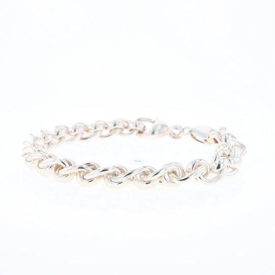 Sterling Silver Round Link Bracelet