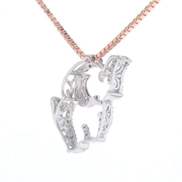 Elephant Diamond Pendant