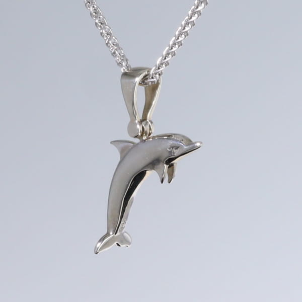 Opal Pendant Inlaid Sea Life Dolphin