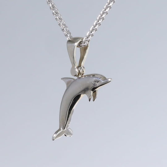 Opal Pendant Inlaid Sea Life Dolphin