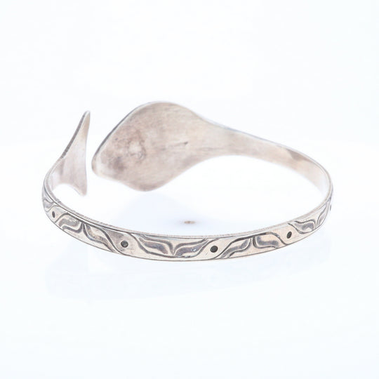 Halibut Fish Engraved Cuff Bracelet