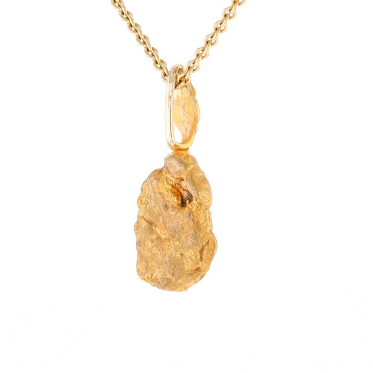 20K Natural Gold Nugget Pendant