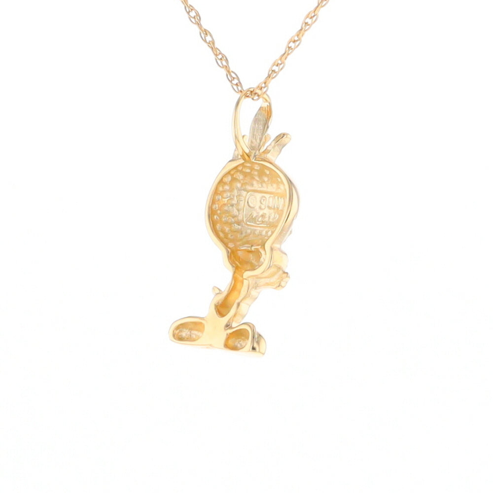 Gold Tweety Bird Pendant